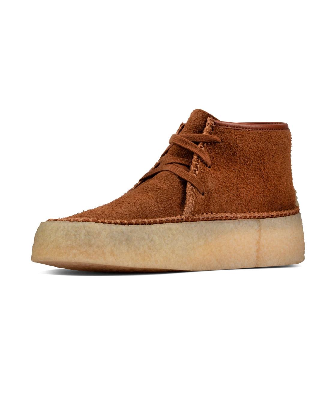 Clarks Originals Caravan Cola Suede Bota Hombre Marrón