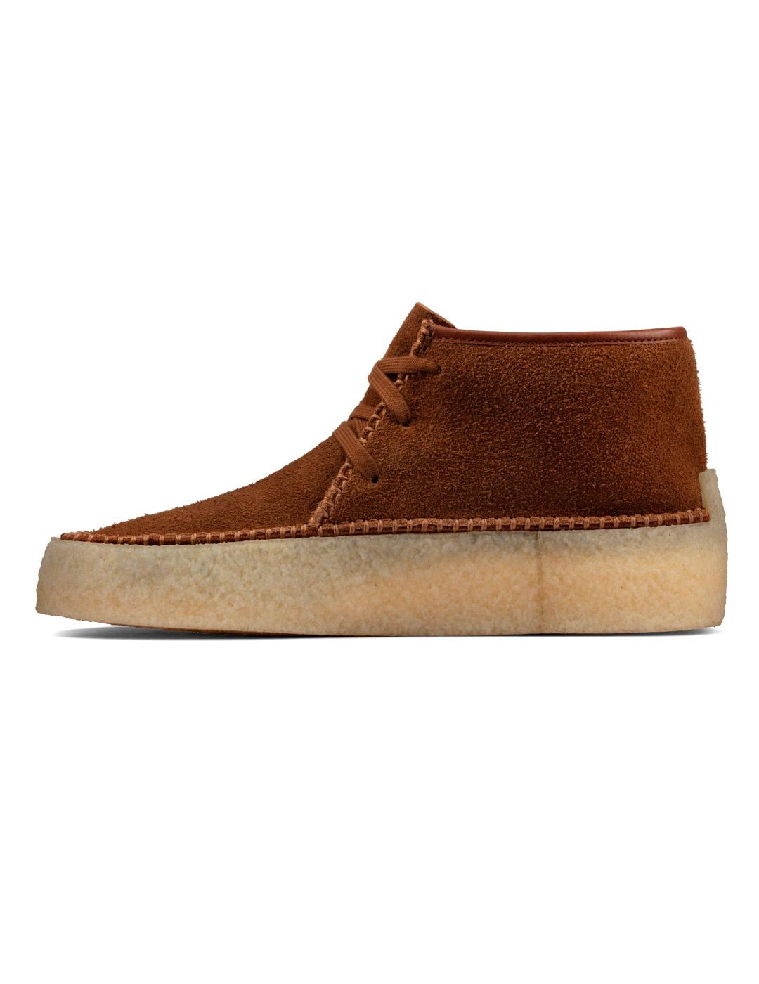 Clarks Originals Caravan Cola Suede Bota Hombre Marrón