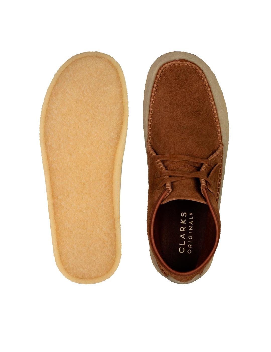 Clarks Originals Caravan Cola Suede Bota Hombre Marrón