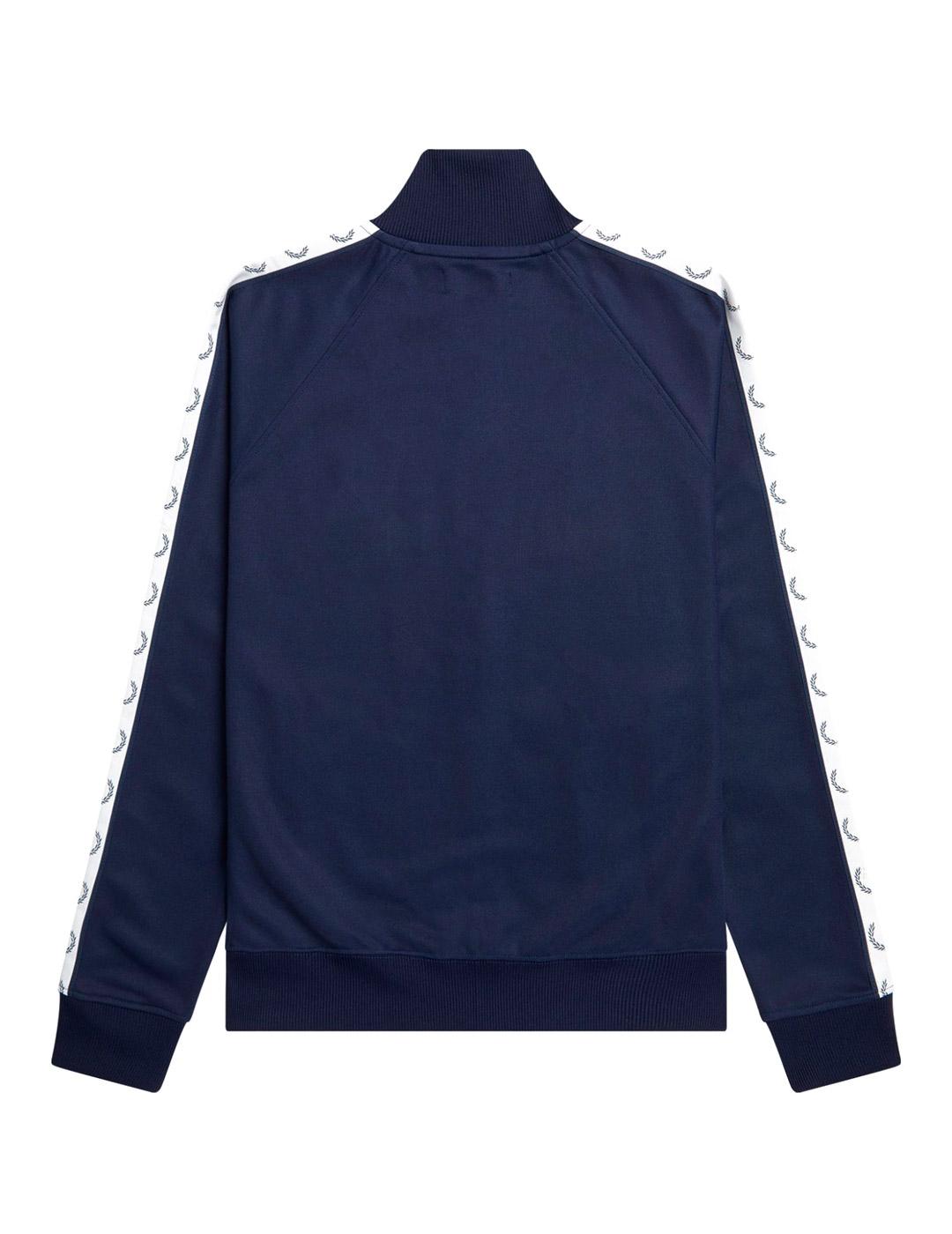 Sudadera Fred Perry Chandal Cinta Mangas Azul Marino