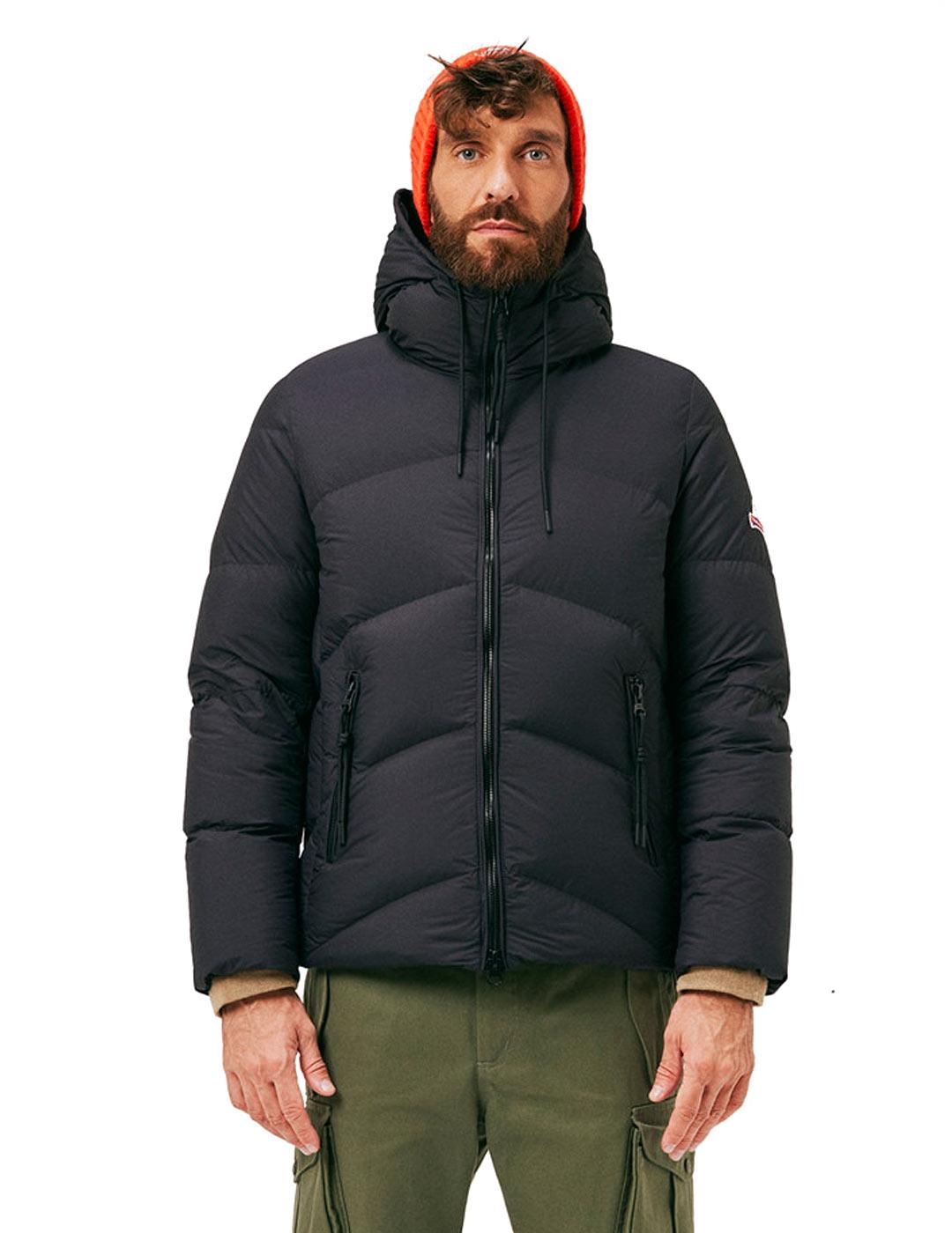 Holubar Chaqueta Acolchada Plumas New Mustang Hombre Negra