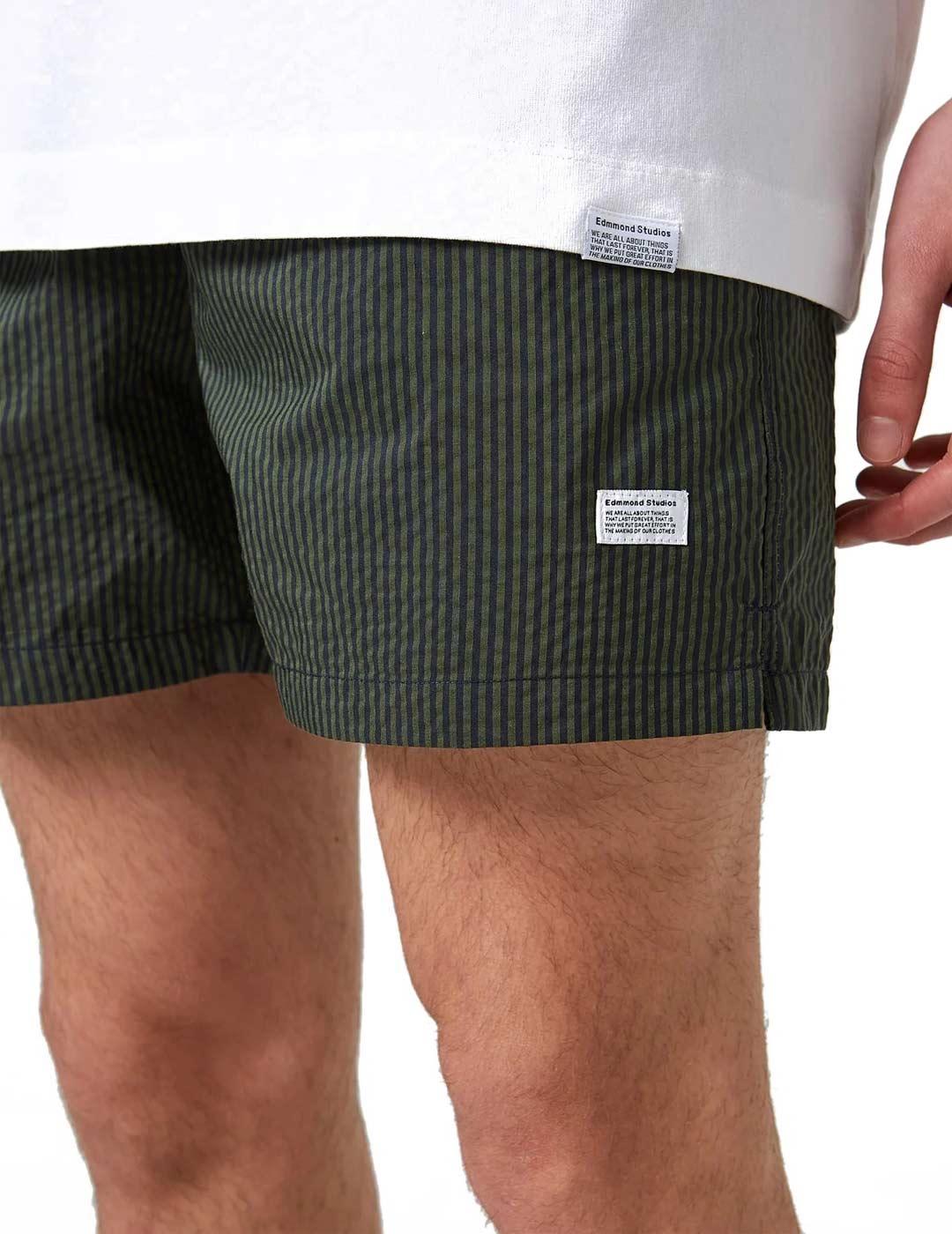 Edmmond Studios Ben Bañador Hombre Rayas Verde