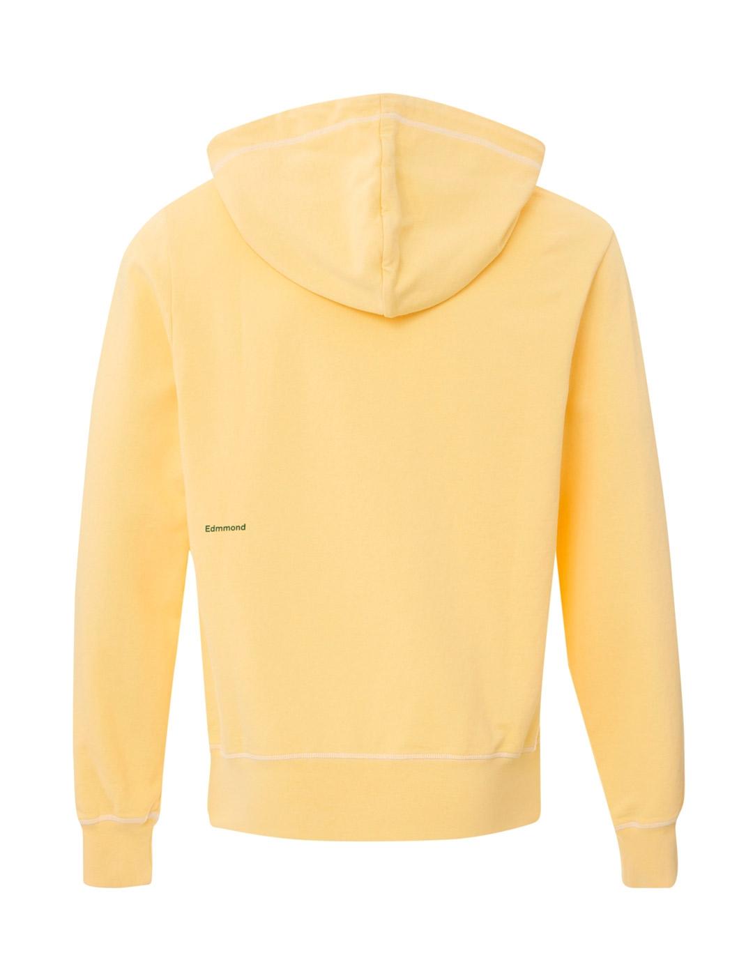 Edmmond Studios Capucha College Sudadera Hombre Amarilla