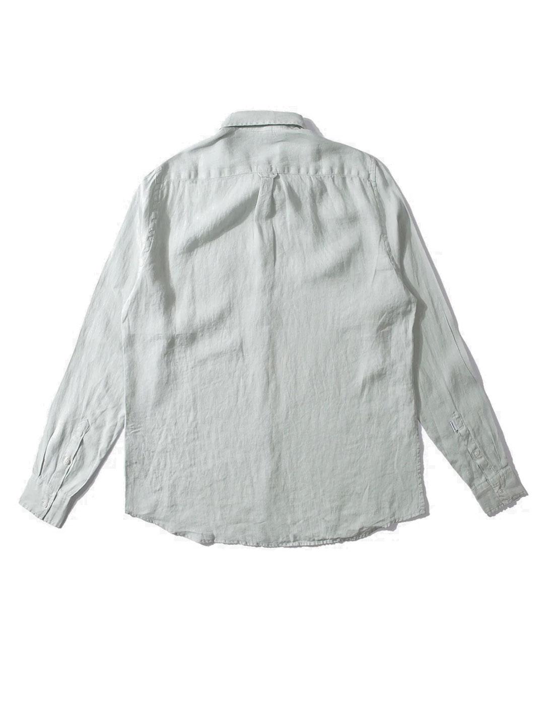 Edmmond Studios Lino Camisa Hombre Verde Menta