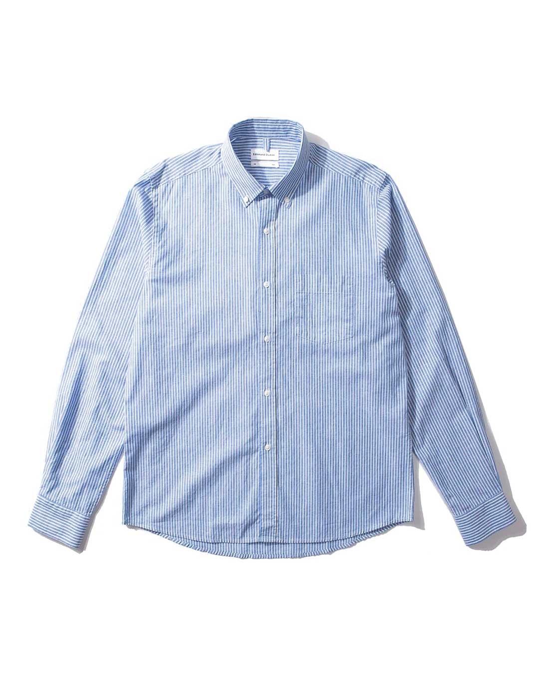 Edmmond Studios Camisa Hombre Rayas Azul