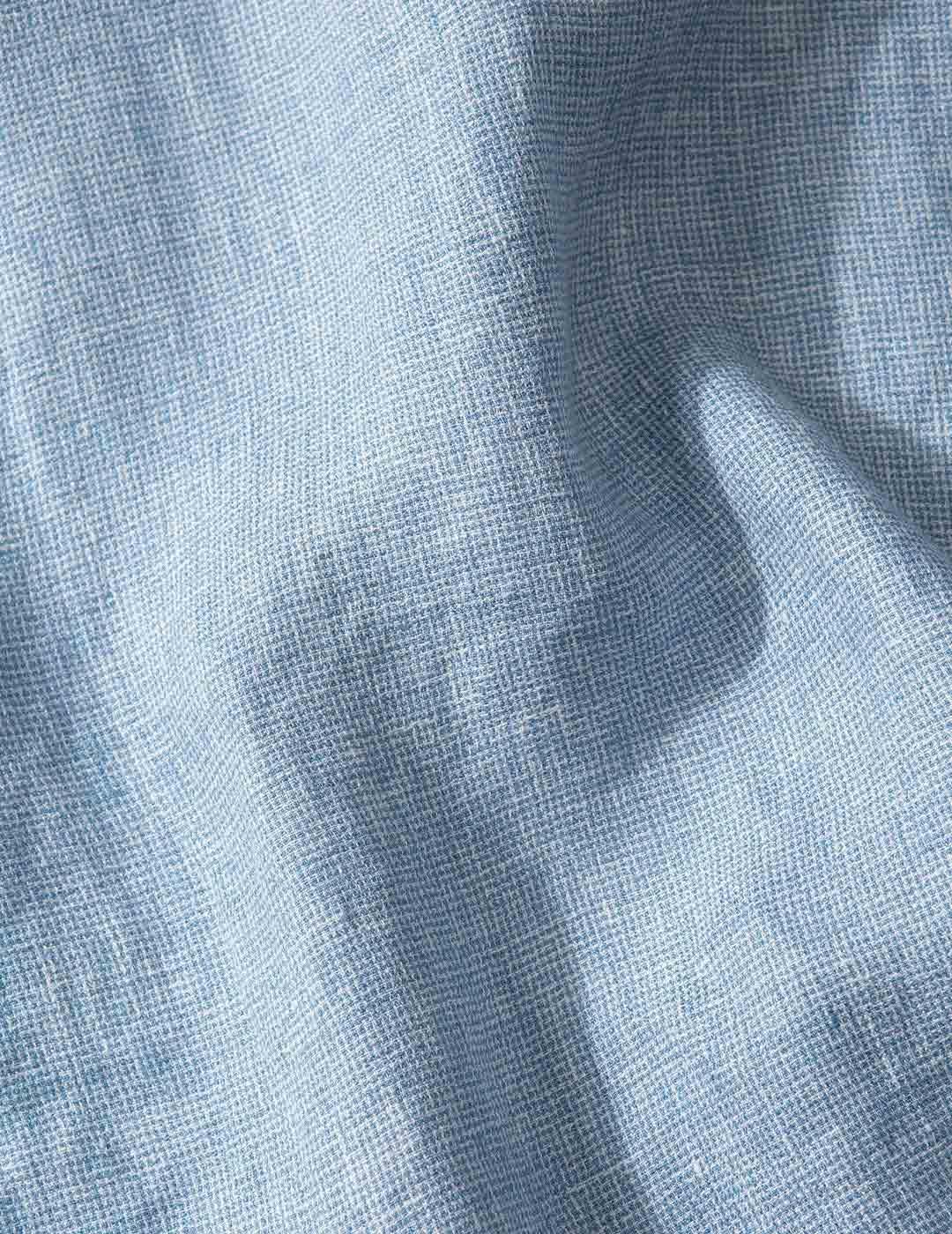 Edmmond Studios Microdibujo Camisa Hombre Azul