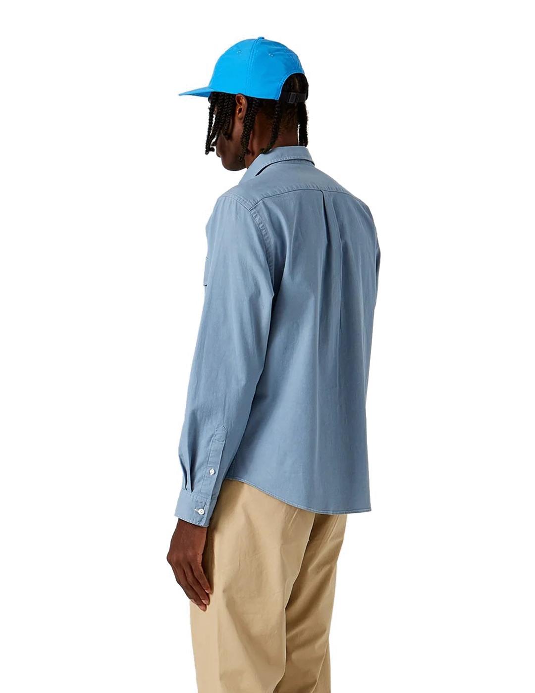 Edmmond Studios Timbre Camisa Hombre Azul