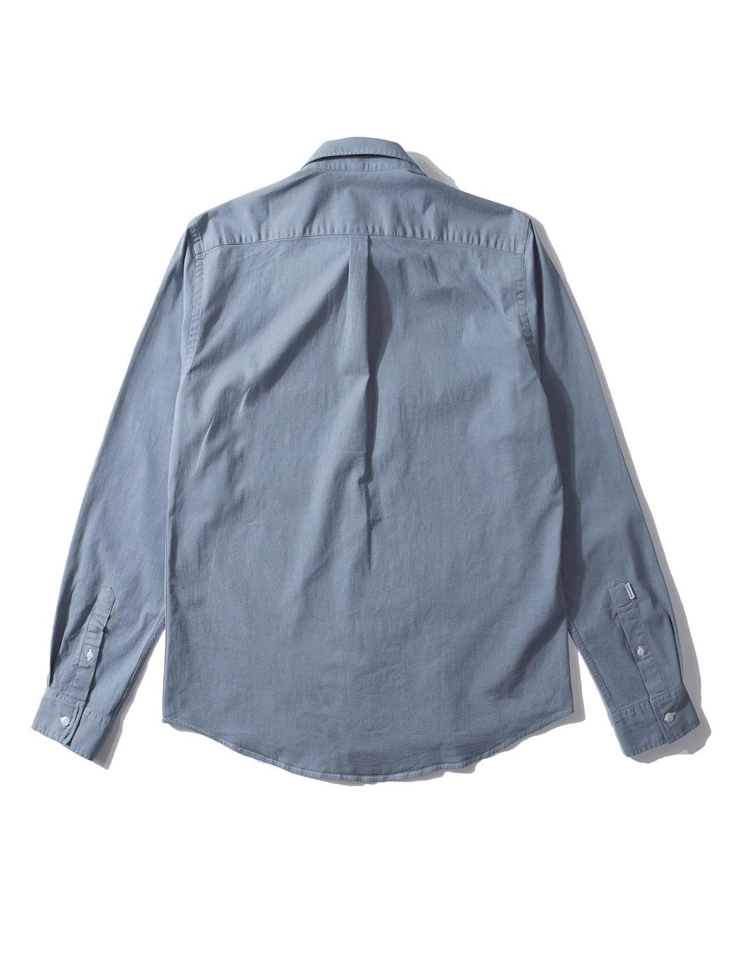 Edmmond Studios Timbre Camisa Hombre Azul