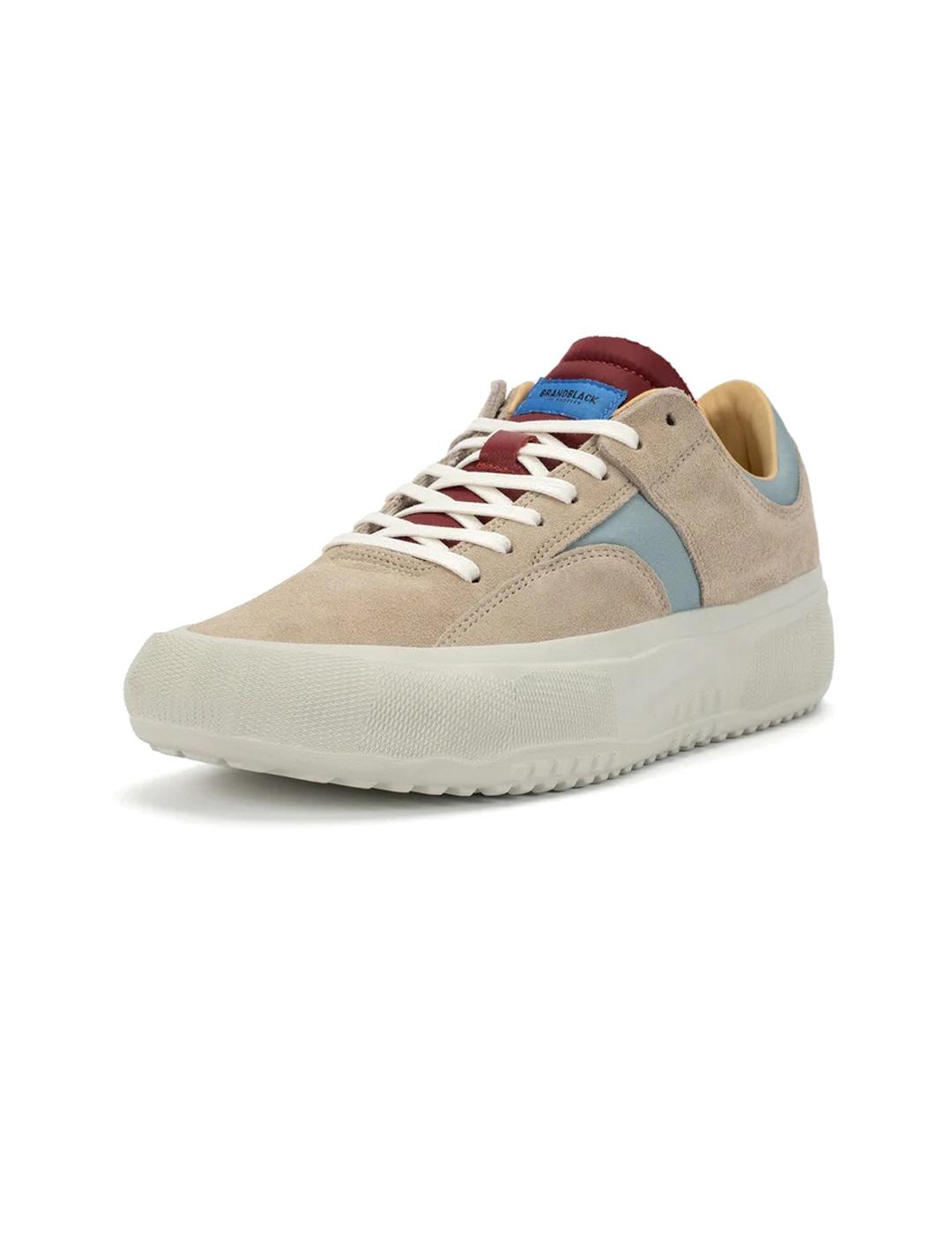 Brandblack Porto Zapatillas Hombre Beige Azul