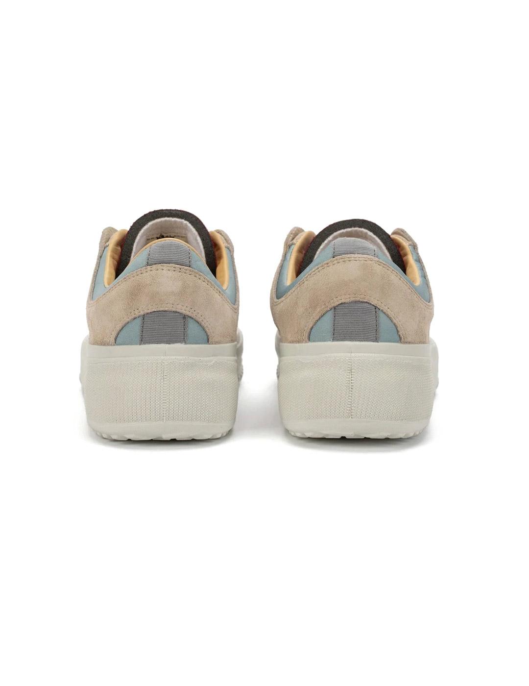 Brandblack Porto Zapatillas Hombre Beige Azul