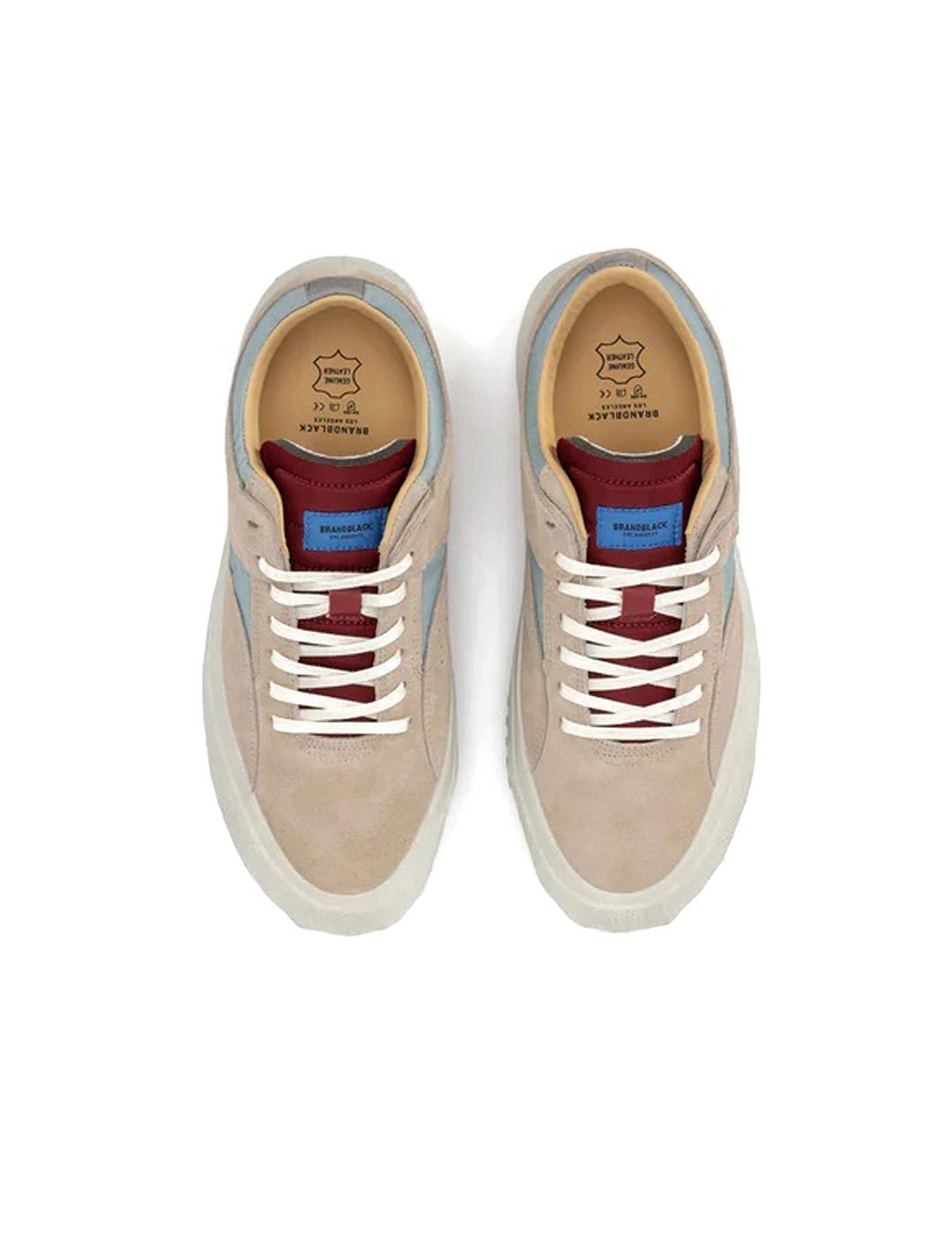 Brandblack Porto Zapatillas Hombre Beige Azul
