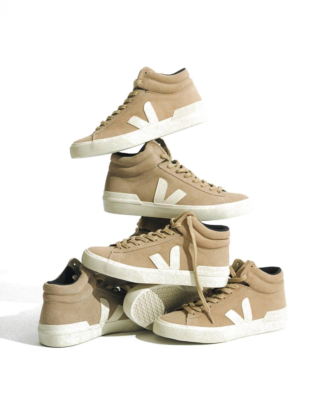 Veja Minotaur Zapatillas Suede Dune Mujer Beige