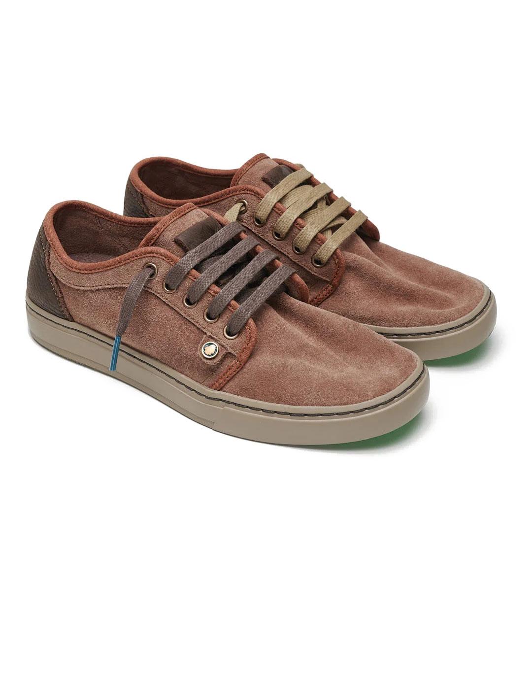 Satorisan Heisei Suede Zapatillas Hombre Chestnut Teja