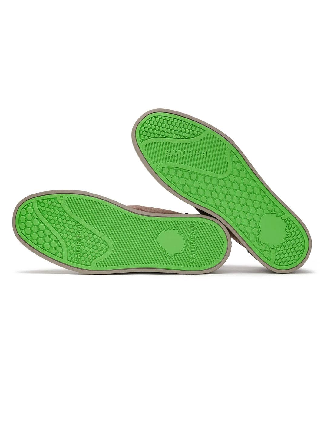 Satorisan Heisei Suede Zapatillas Hombre Chestnut Teja