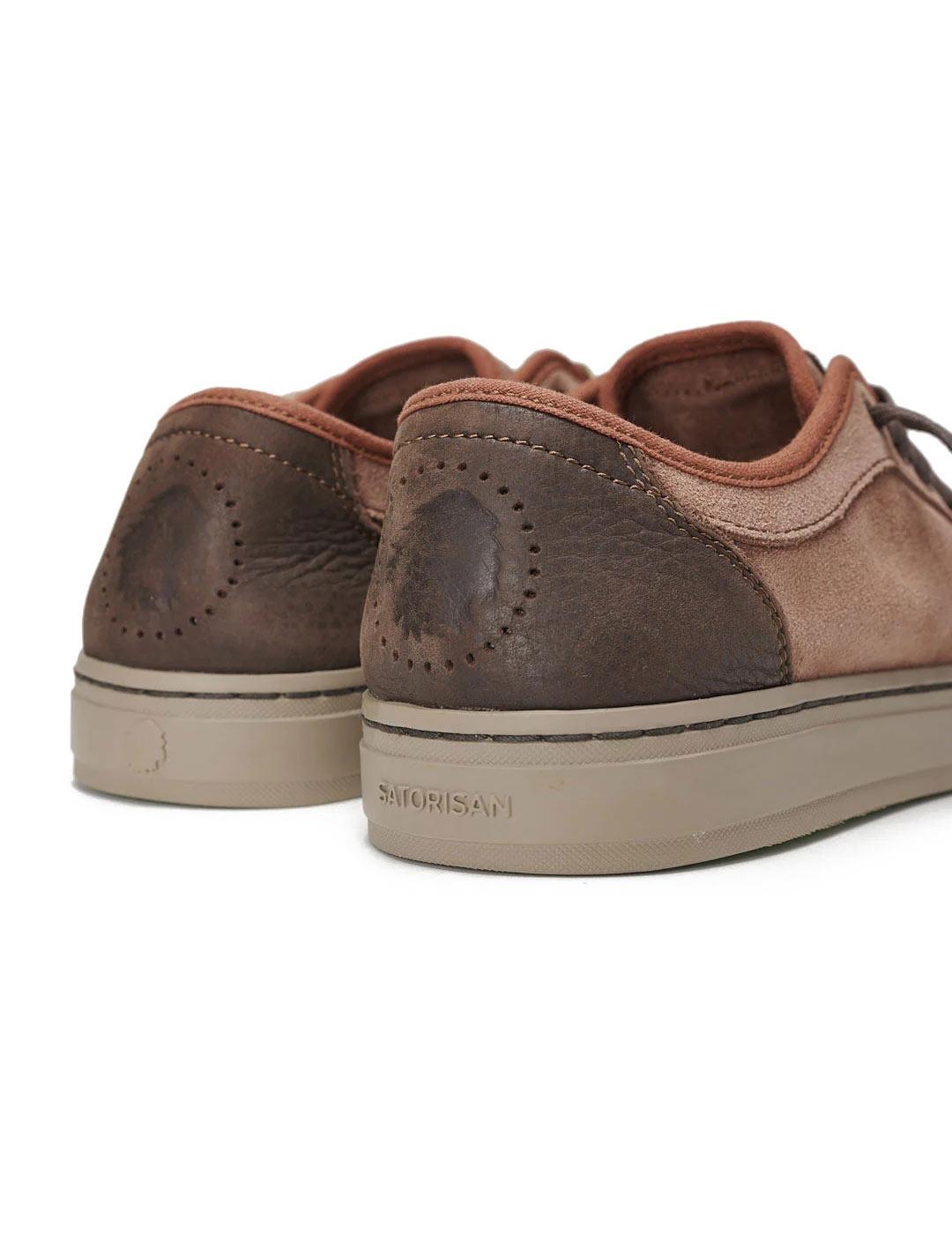 Satorisan Heisei Suede Zapatillas Hombre Chestnut Teja