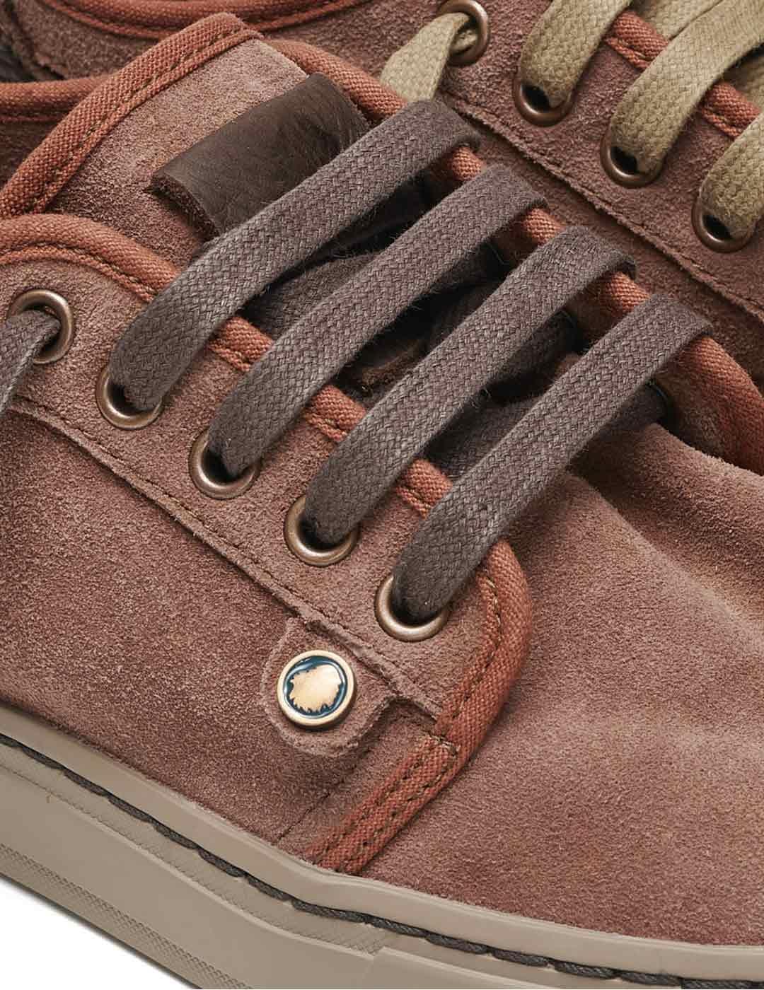 Satorisan Heisei Suede Zapatillas Hombre Chestnut Teja