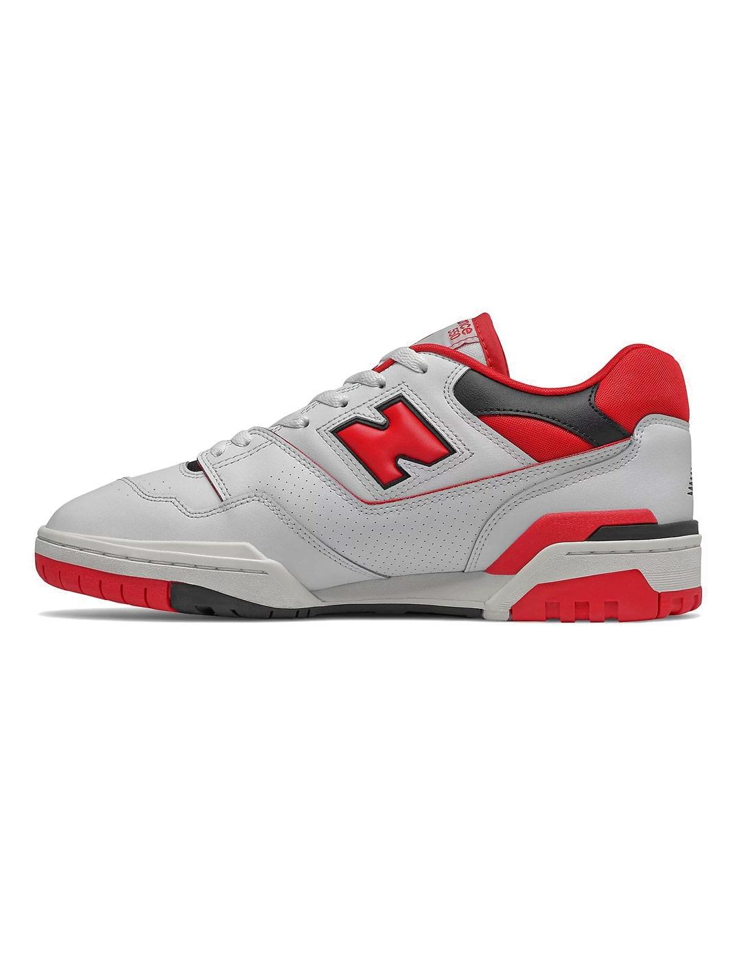 New Balance BB550SE1 Zapatillas Blanca Roja
