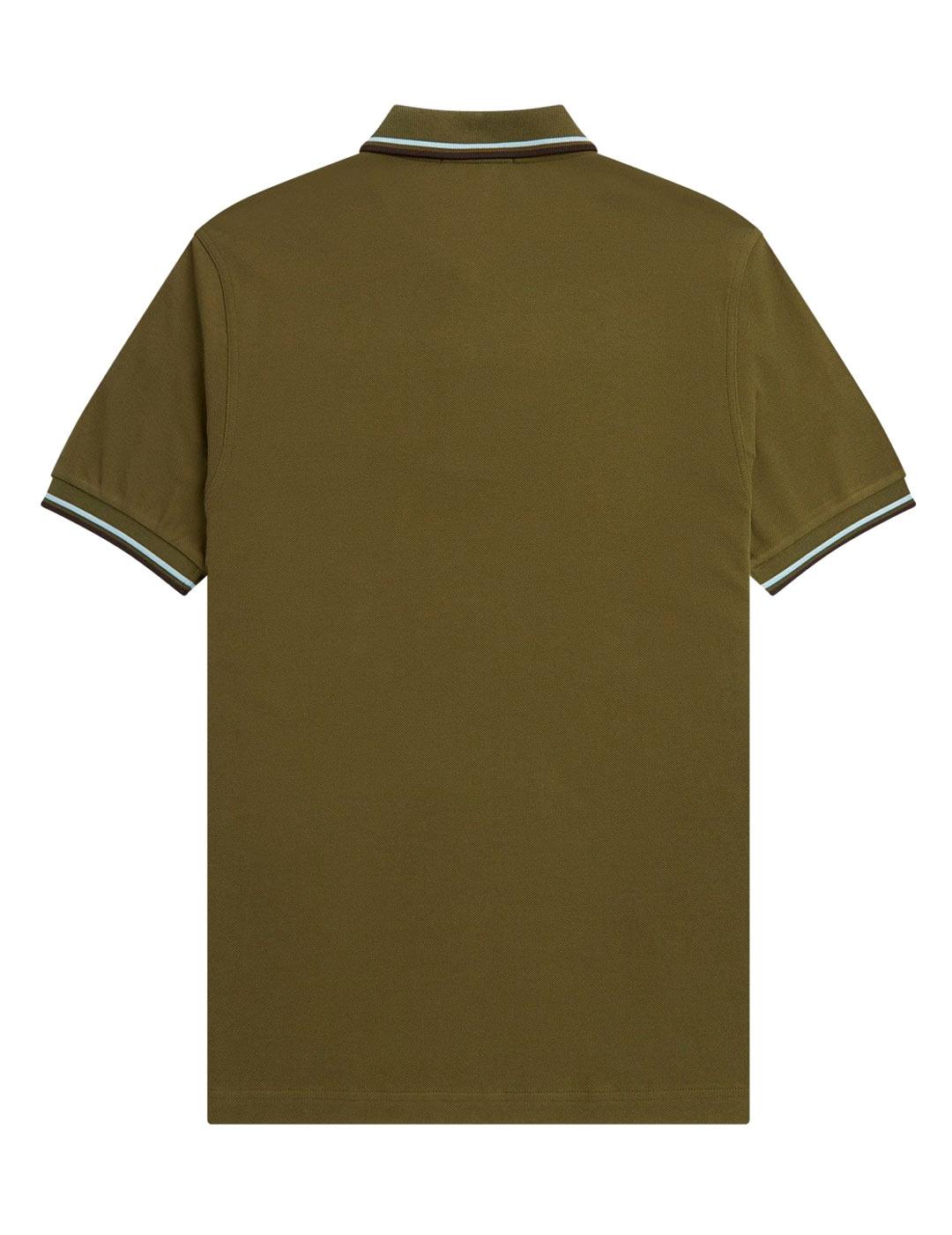 Polo Fred Perry M3600 Franjas Verde