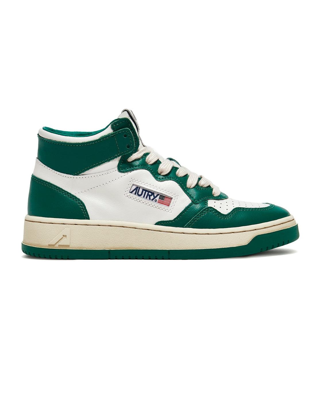 Autry Medalist Mid AUMW WB03 Zapatillas Mujer Verde