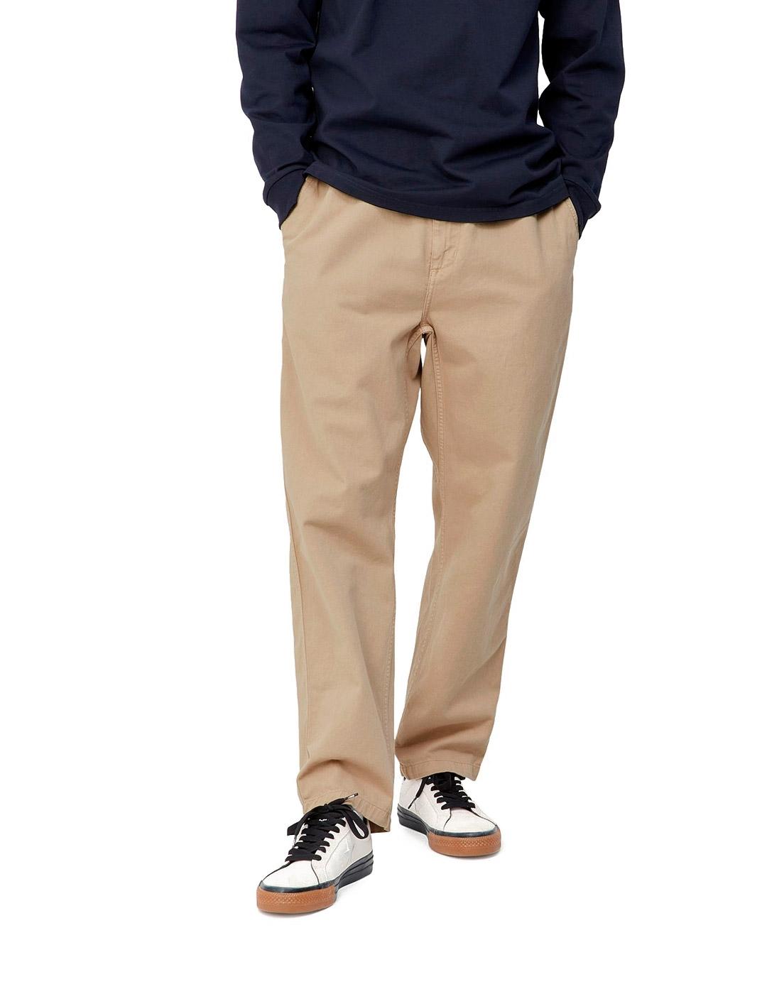 Carhartt Flint Pant Organic Pantalón Hombre Beige