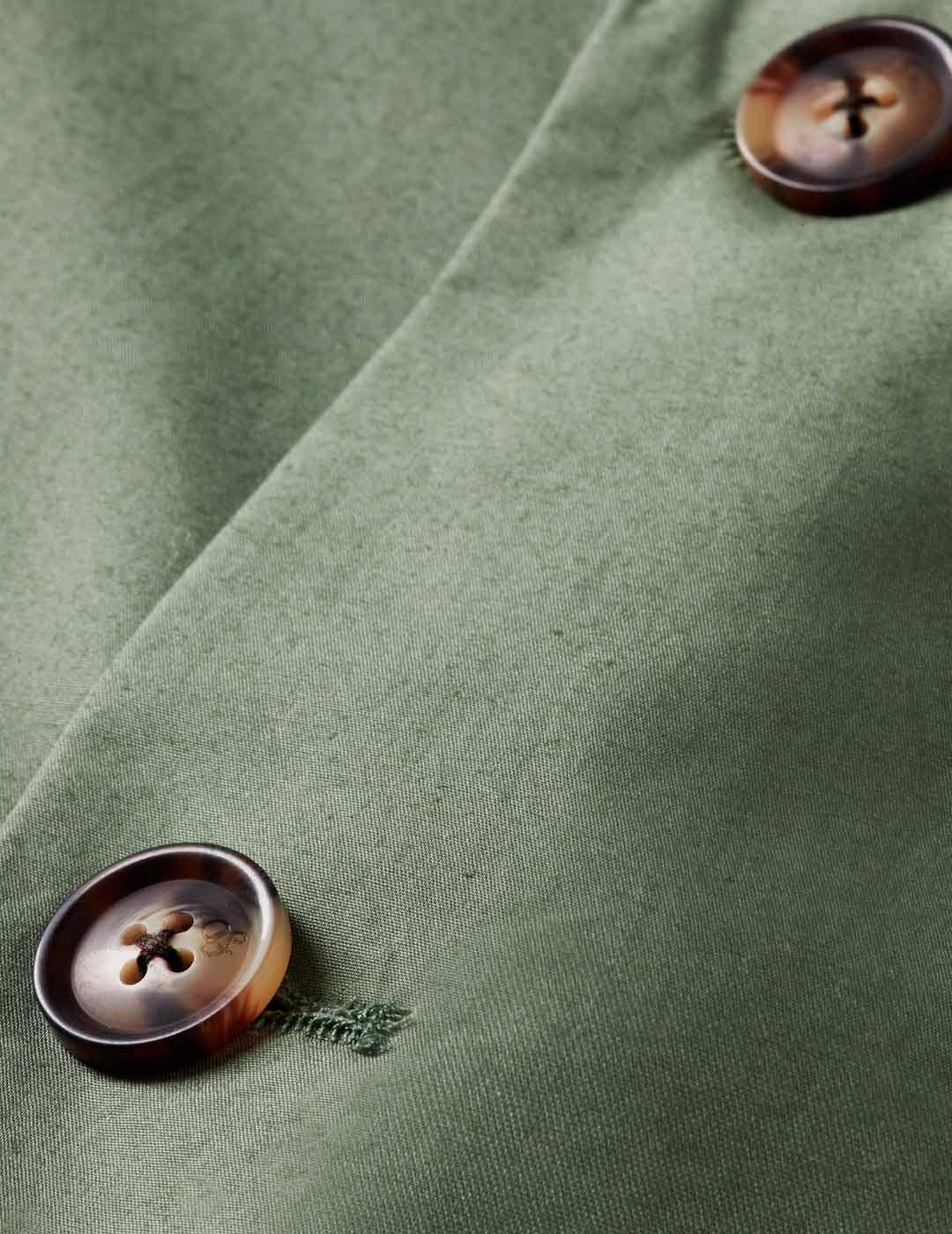 Scotch Soda Americana De Popelín Verde