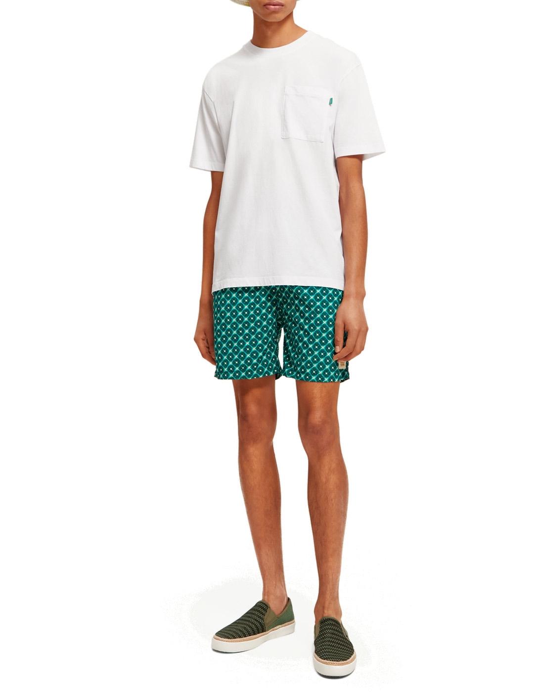 Scotch Soda Bañador Estampado Verde