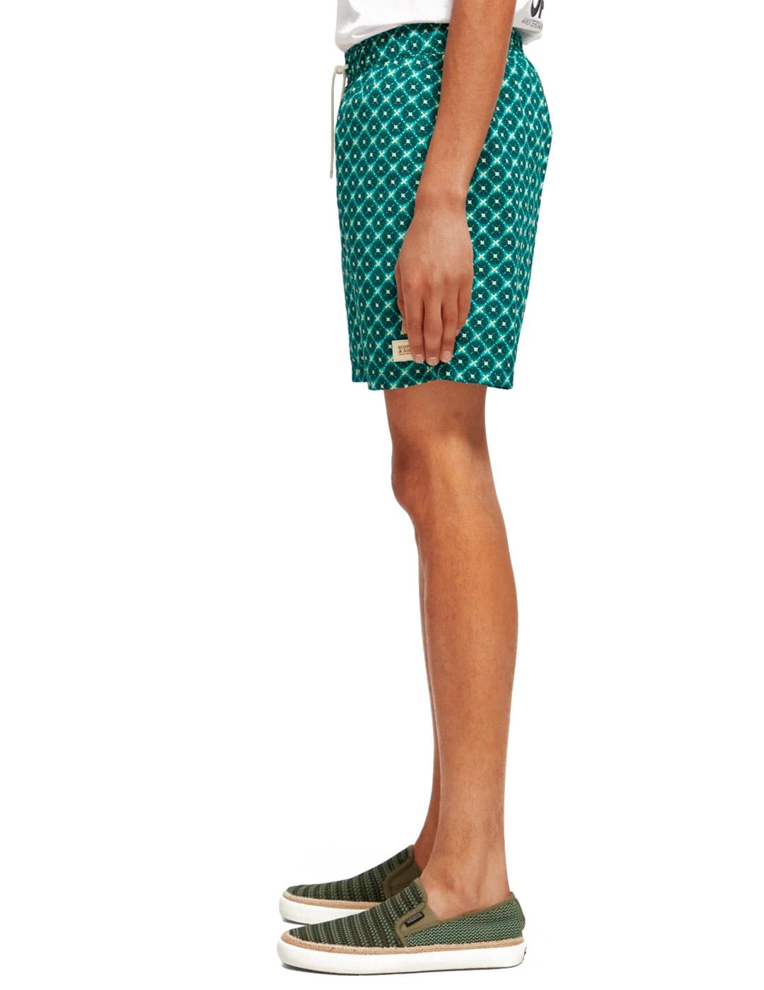 Scotch Soda Bañador Estampado Verde