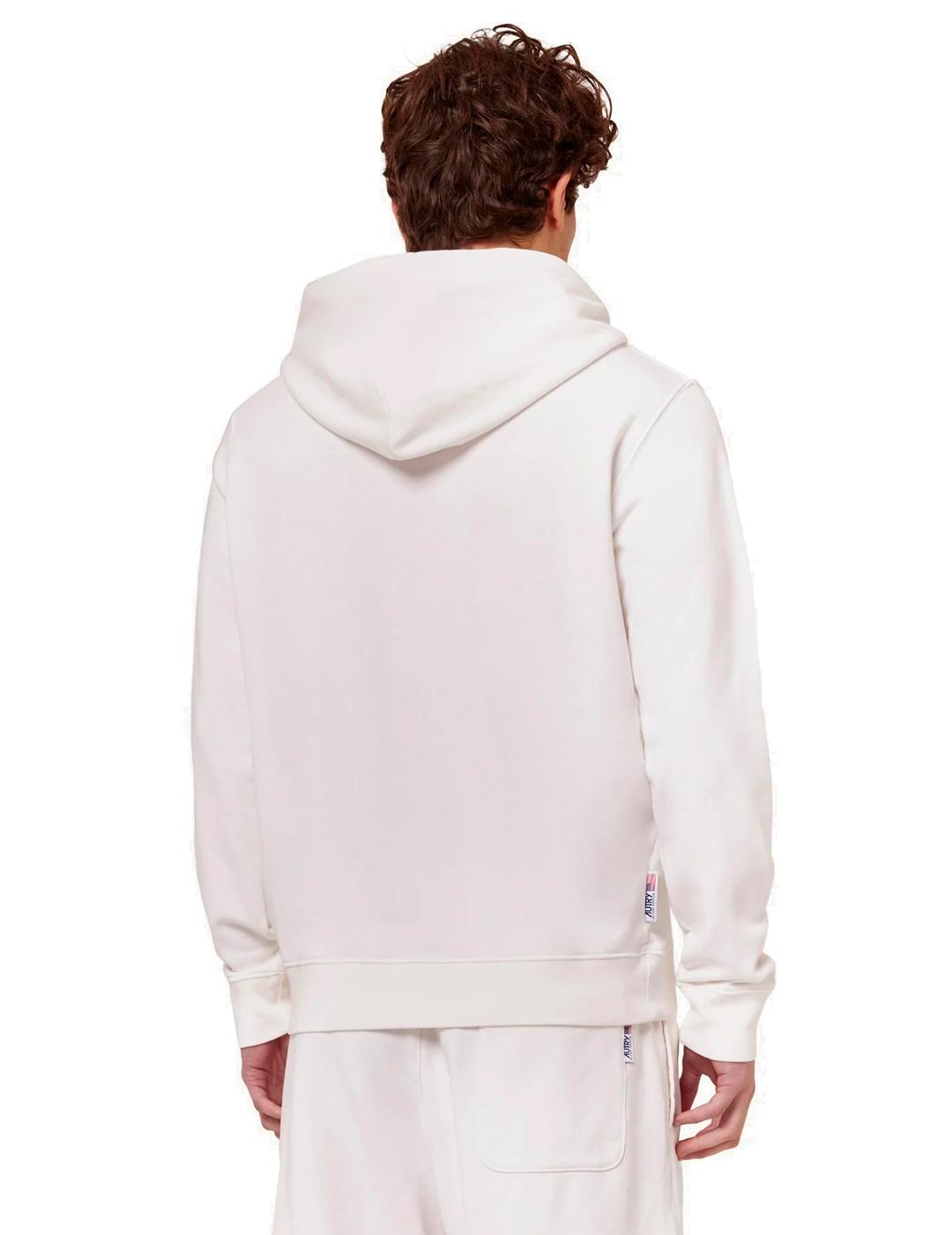 Autry Sudadera Capucha Hombre Blanca
