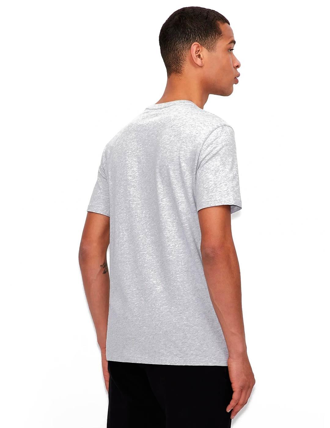 Armani Exchange Camiseta Hombre Gris