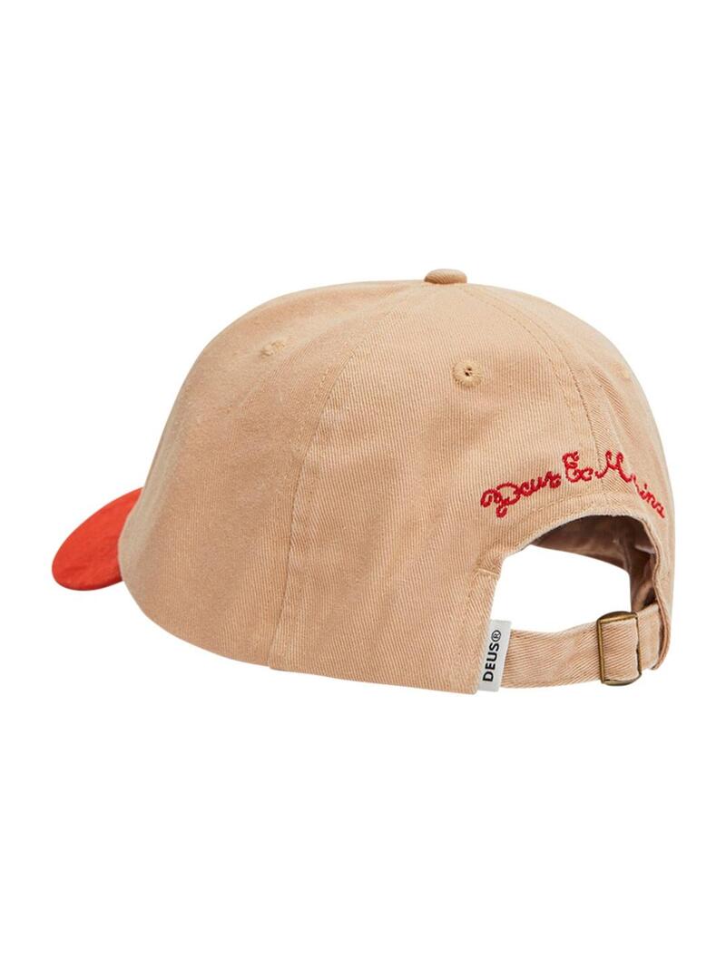Deus Ex Machina Relief Dad Beige Gorra Roja