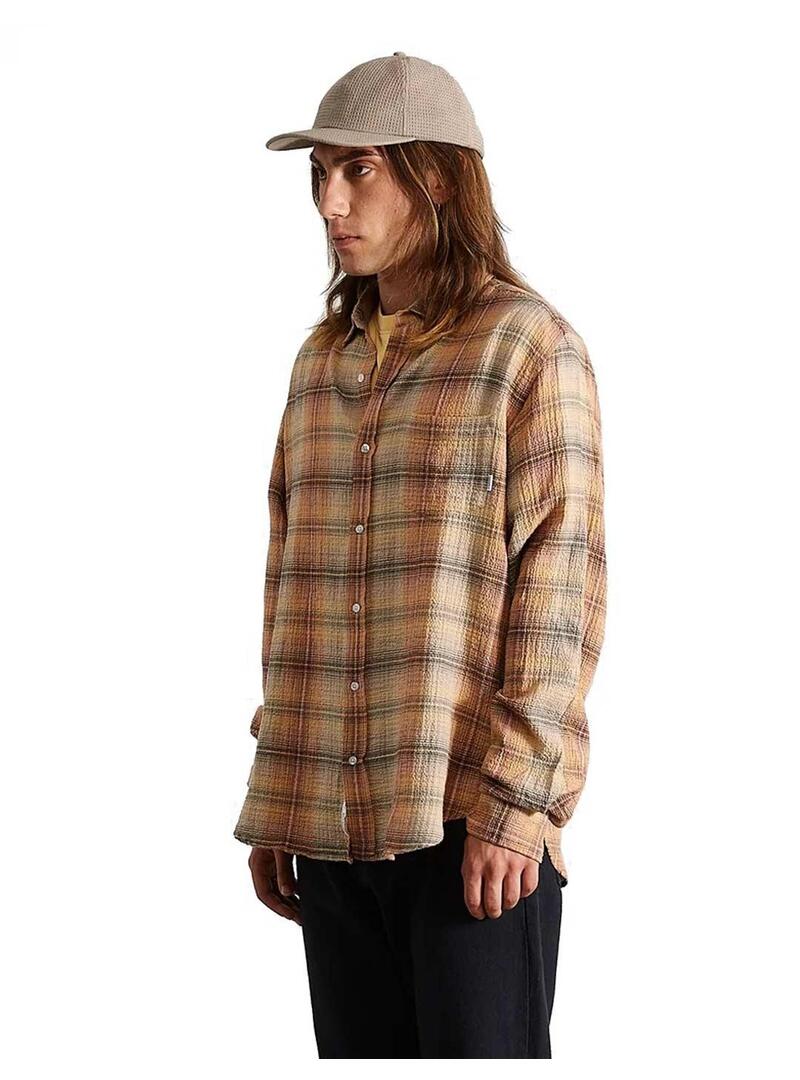 Edmmond Studios Orson Camisa Hombre Marrón