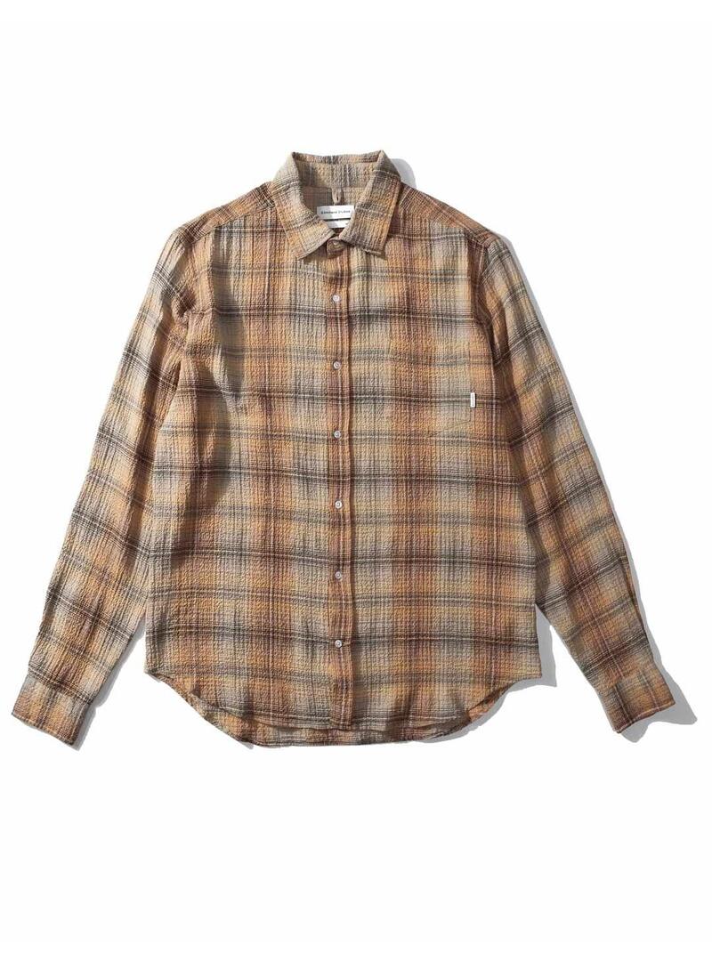 Edmmond Studios Orson Camisa Hombre Marrón