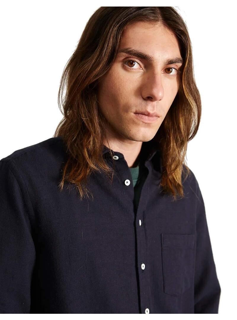 Edmmond Studios Adam Camisa Hombre Azul Marino