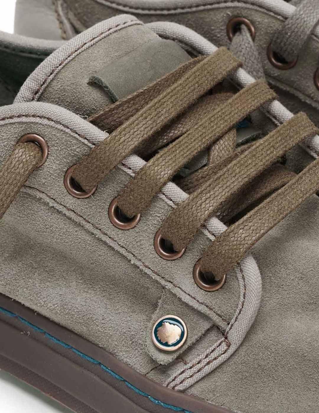 Satorisan Heisei Suede Zapatillas Hombre Gris Elephant