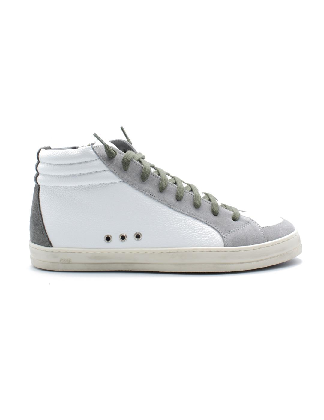 P448 Skate Reflex Zapatillas Hombre Blanca Gris