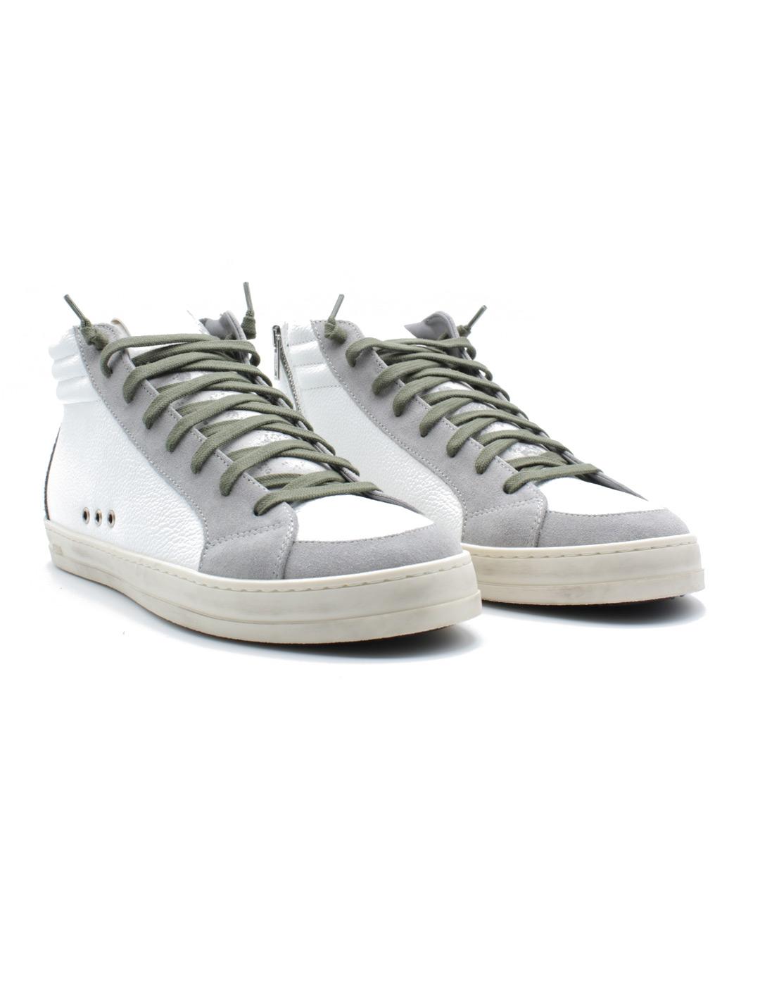 P448 Skate Reflex Zapatillas Hombre Blanca Gris