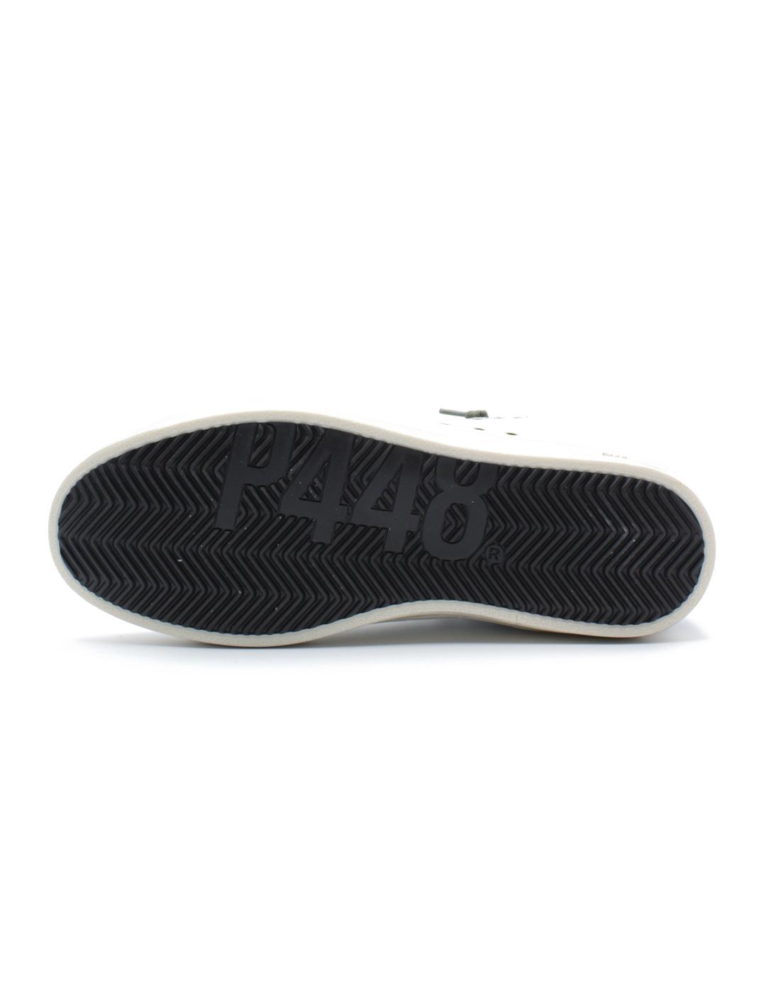 P448 Skate Reflex Zapatillas Hombre Blanca Gris