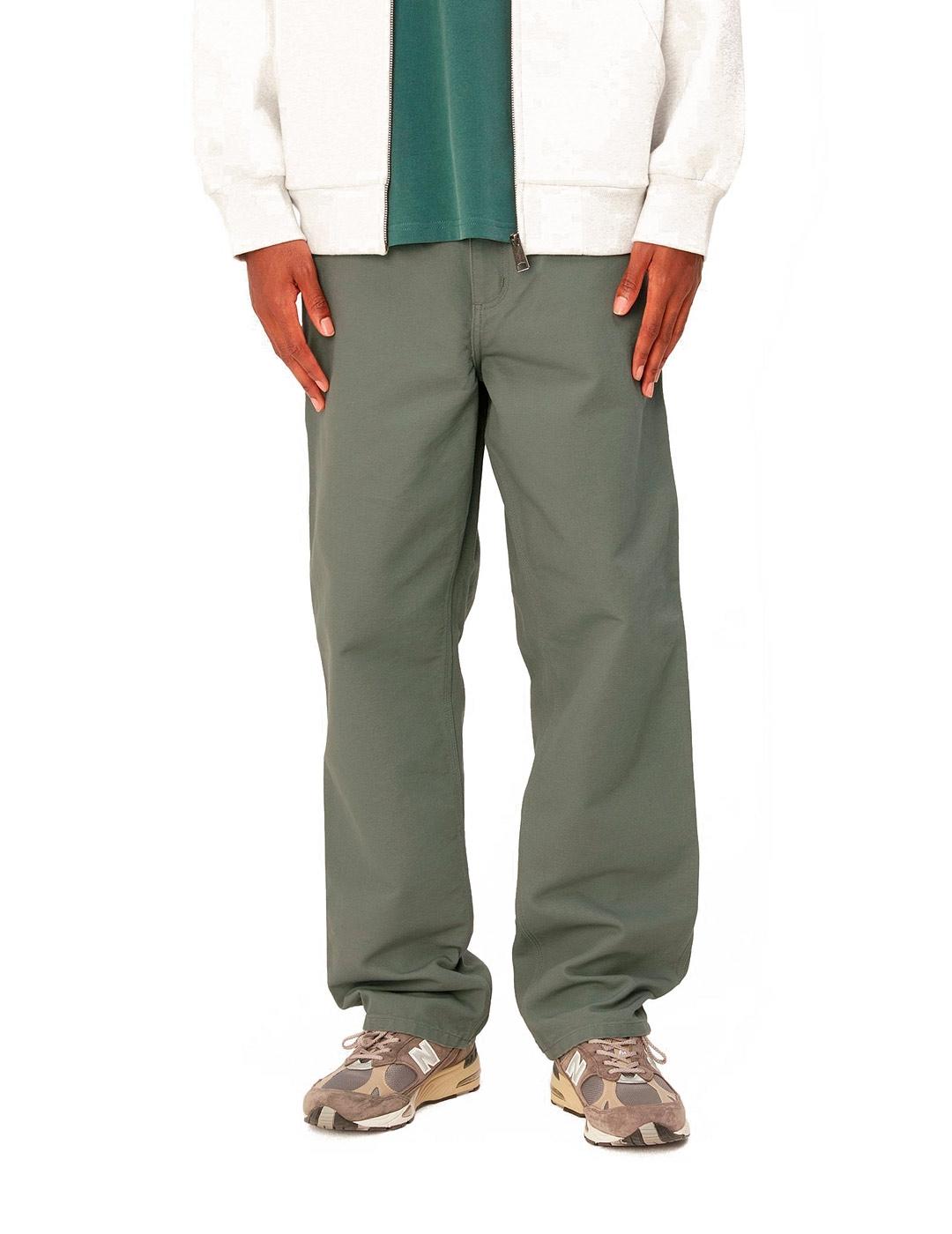 Carhartt Single Knee Pant Organic Cotton Pantalón Verde