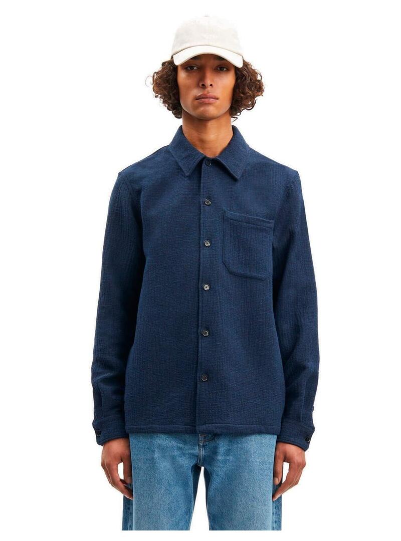 Sobrecamisa Samsoe Franels Taka Azul Marino