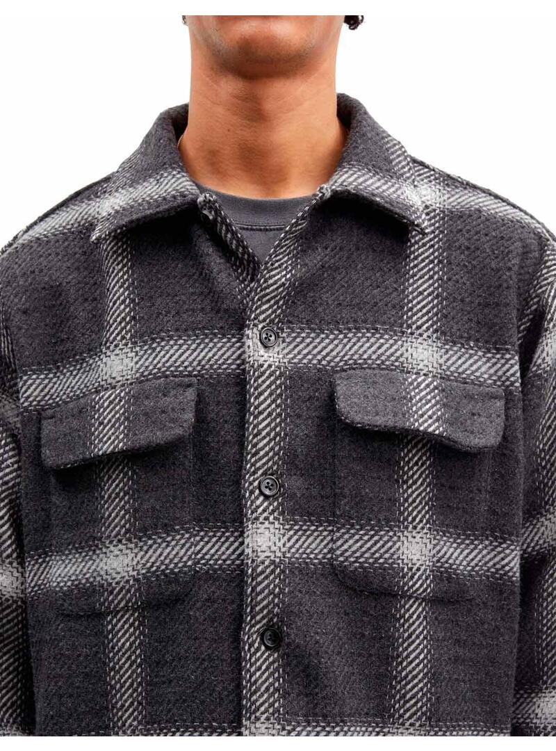 Sobrecamisa Samsoe Paño Castor Gris