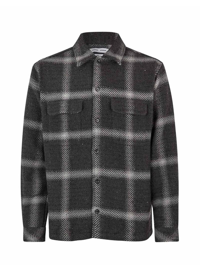 Sobrecamisa Samsoe Paño Castor Gris
