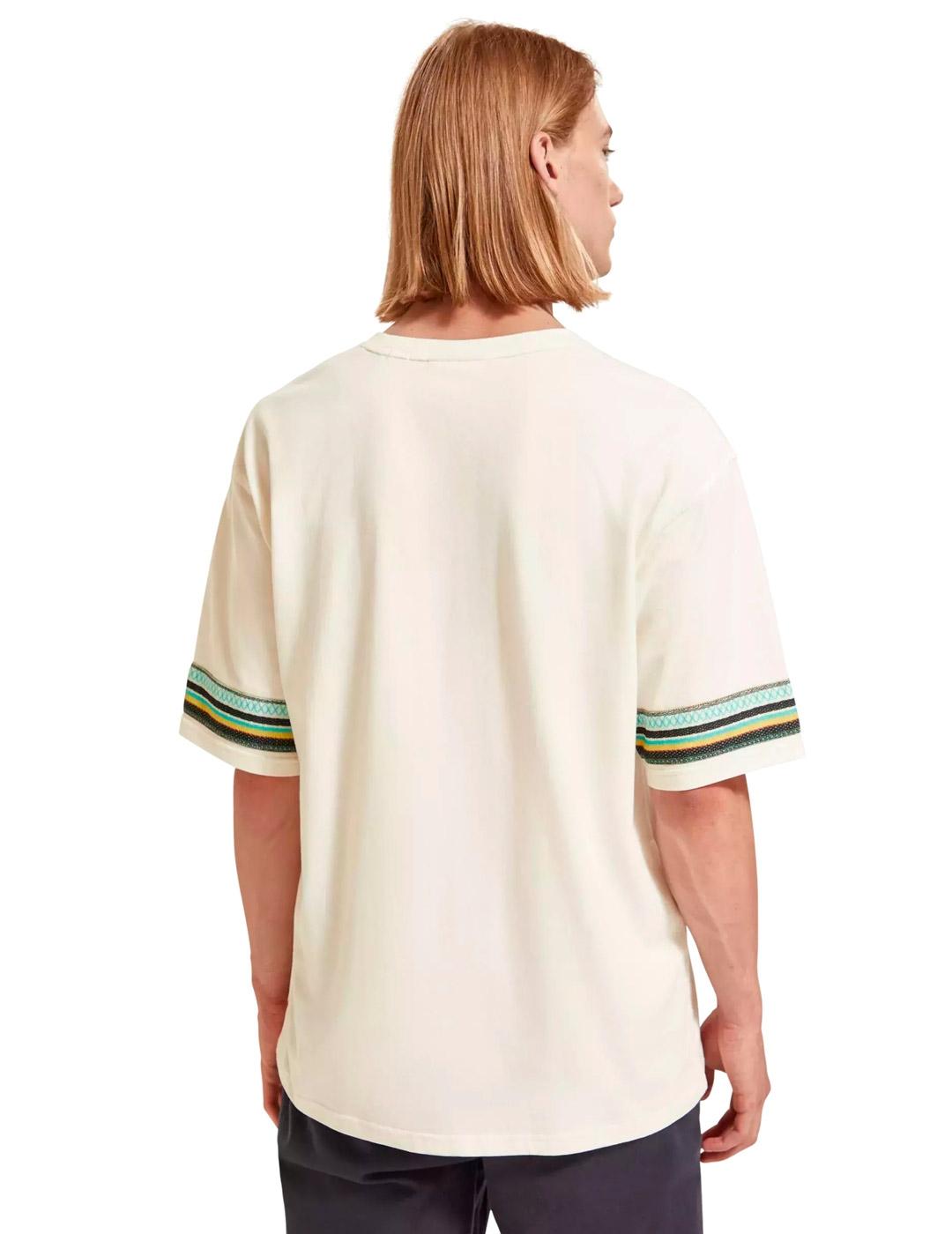 Scotch Soda Camiseta Club Soda Hombre Blanco Vintage