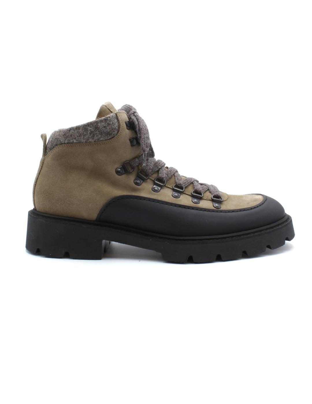 Calce Bota Montañesa Hombre Peter Gomato Beige