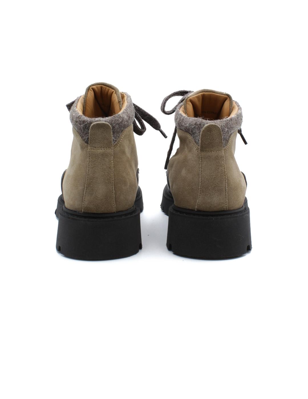 Calce Bota Montañesa Hombre Peter Gomato Beige