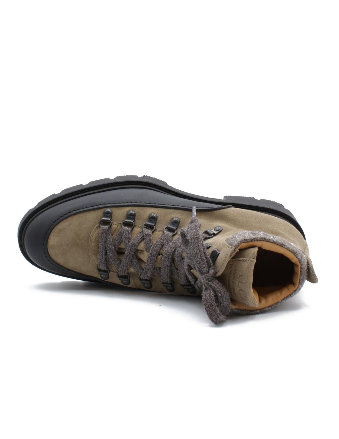 Calce Bota Montañesa Hombre Peter Gomato Beige