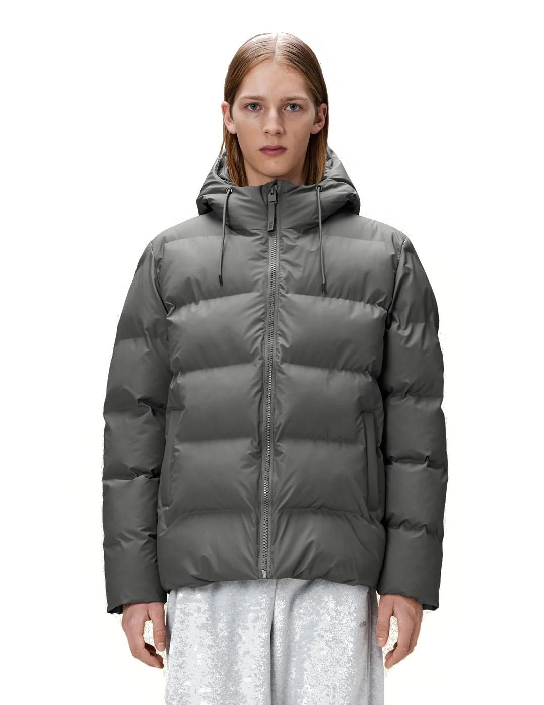 Chaqueta Acolchada Rains Alta Puffer Jacket Gris