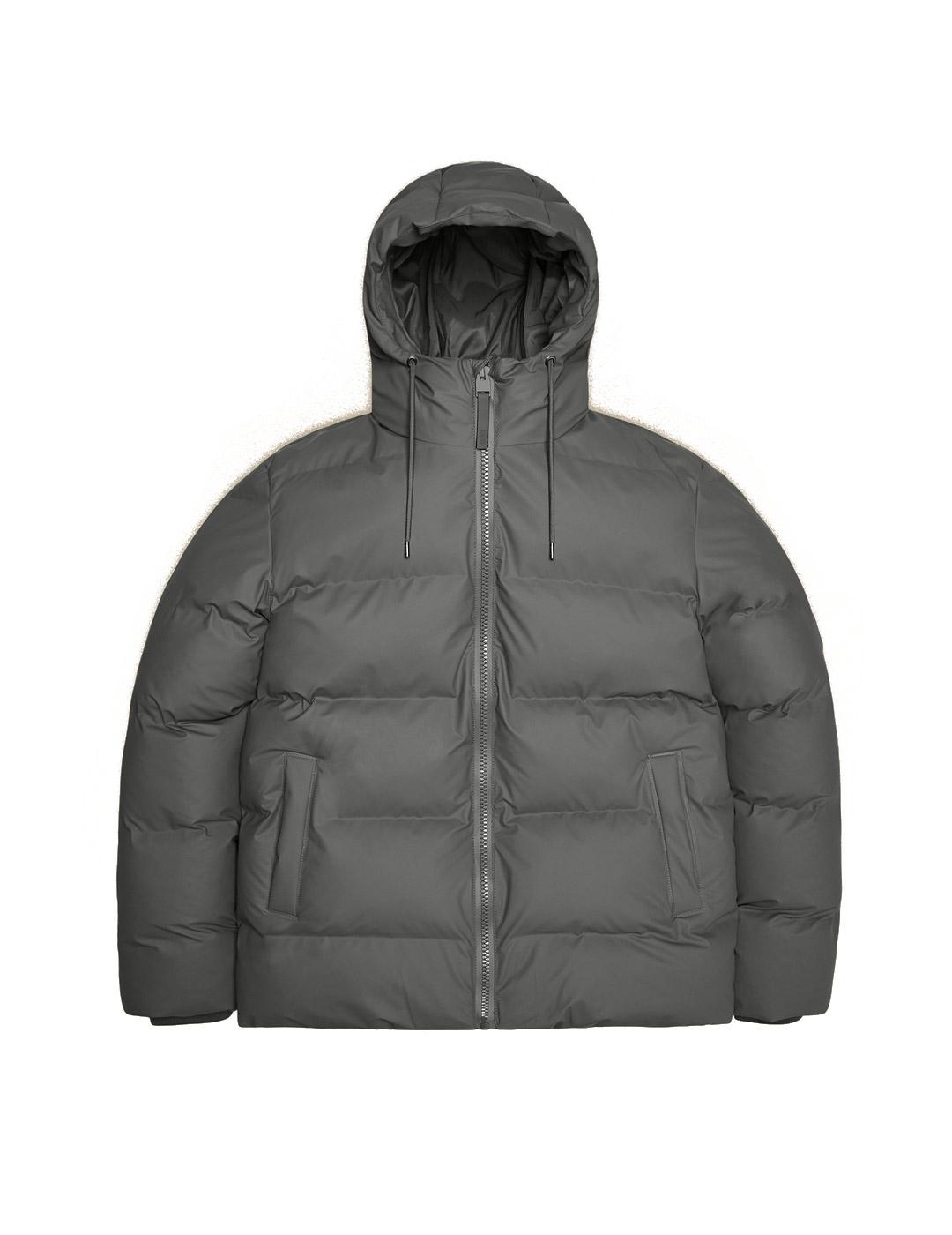 Chaqueta Acolchada Rains Alta Puffer Jacket Gris