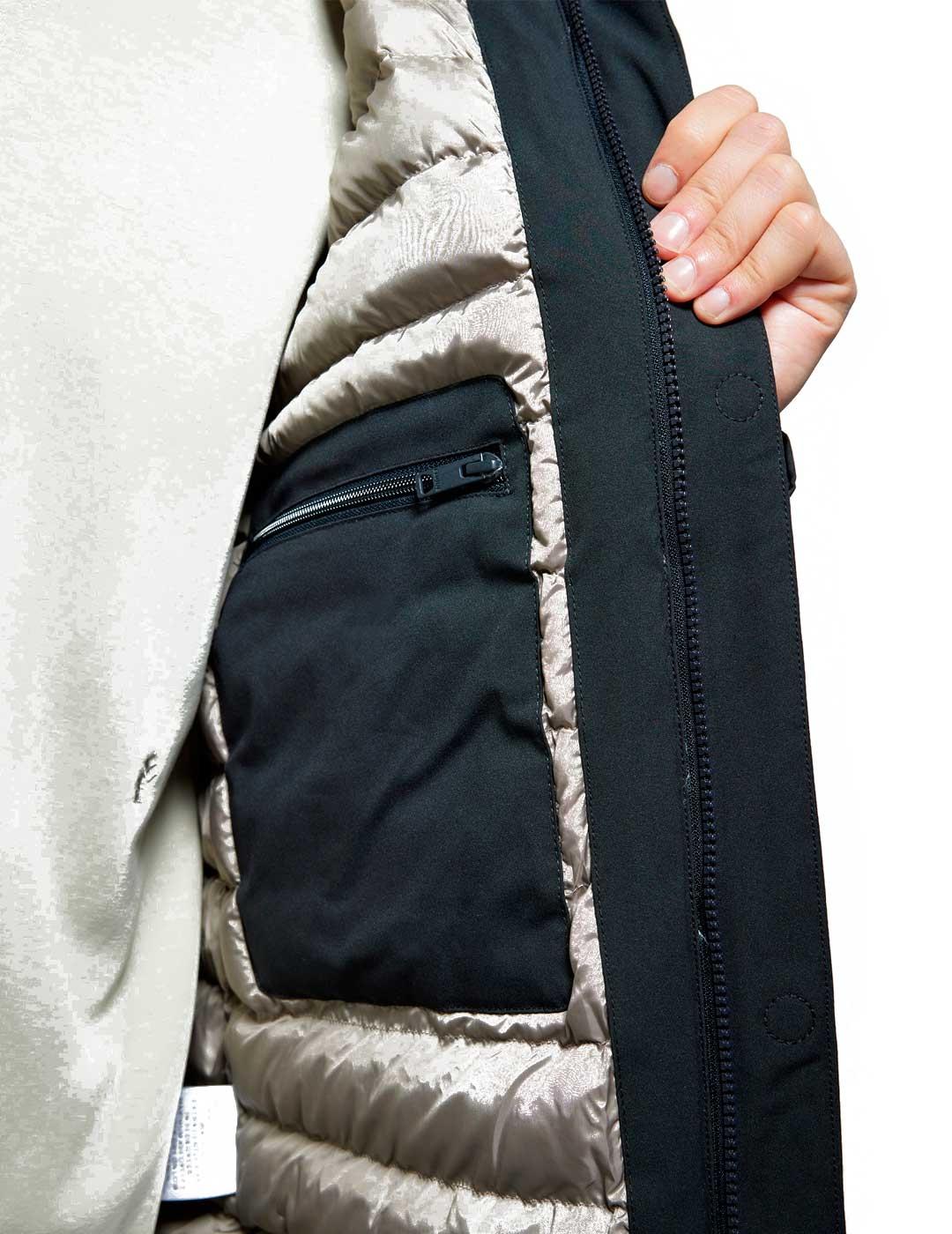 Elvine Vhinner Parka Hombre Azul Marino