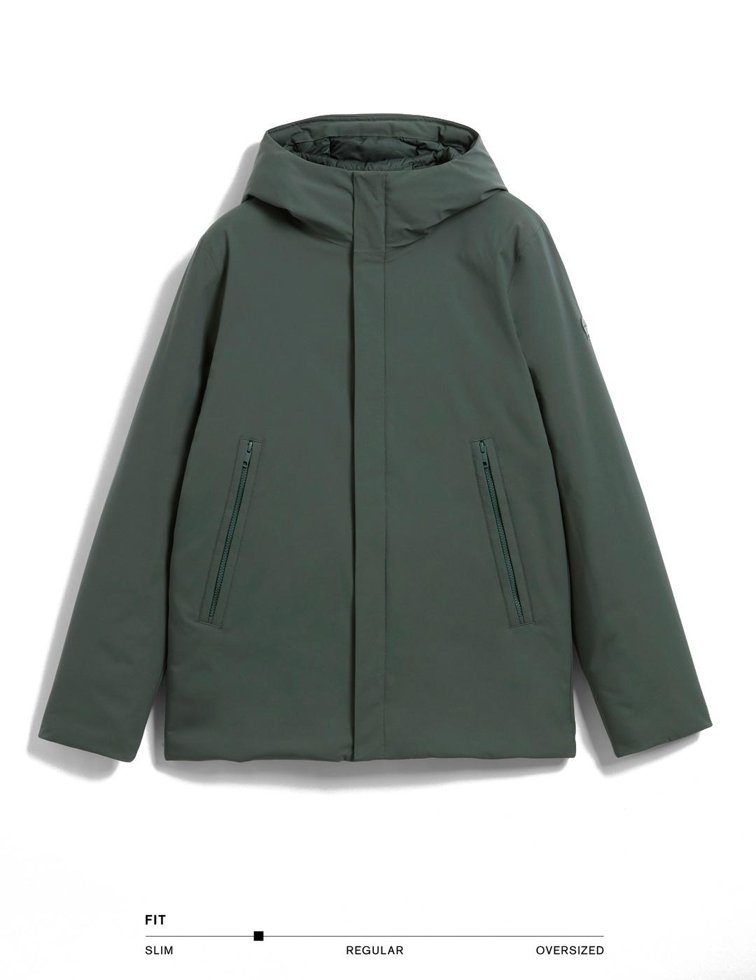 Elvine Vhinner Parka Hombre Verde