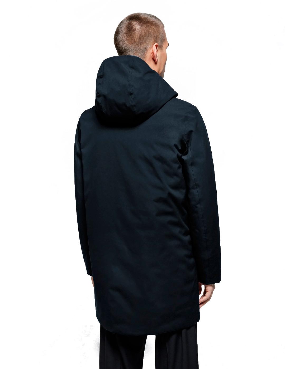 Parka Elvine Larga Hjalmar Azul Marino